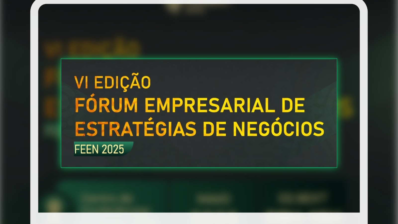 VI Fórum Empresarial de Estratégias de Negócios